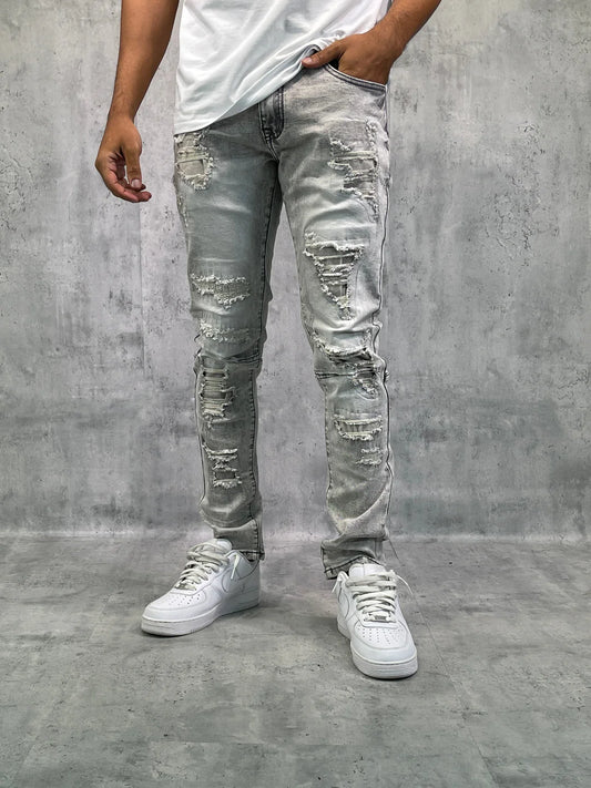 That Guy Ripped & Tapered Denim Jeans