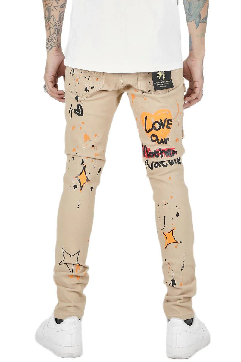Graffiti Cargo Pants