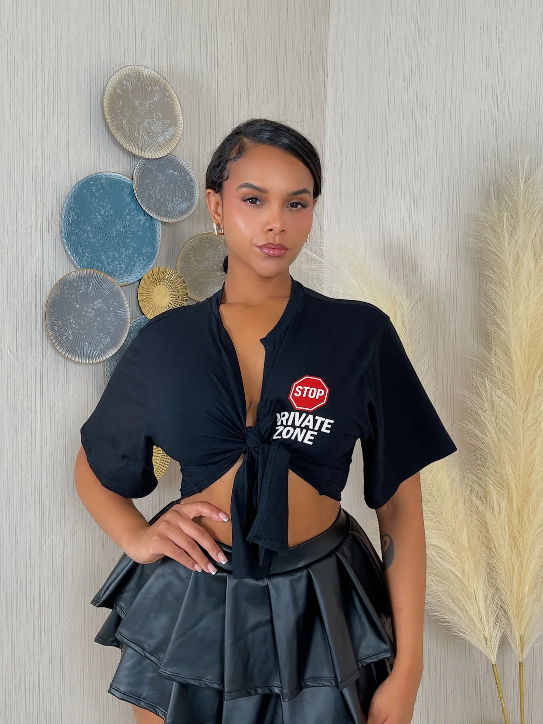 Private Zone Tie Shirt