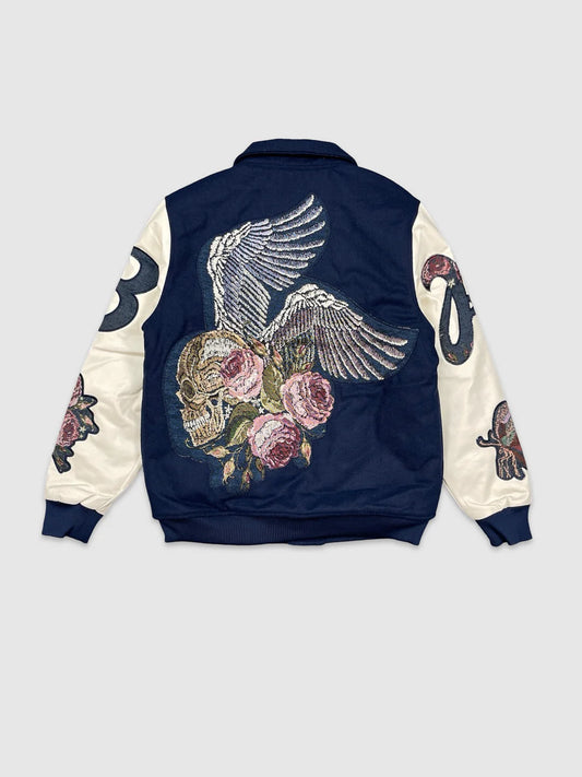 Rockstar Tapestry Varsity Jacket