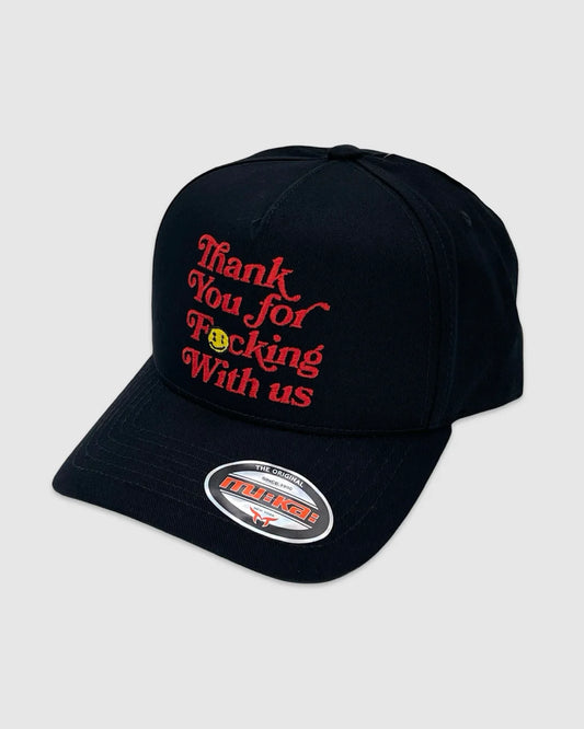 Thnx For Fkn With Us Trucker Hat
