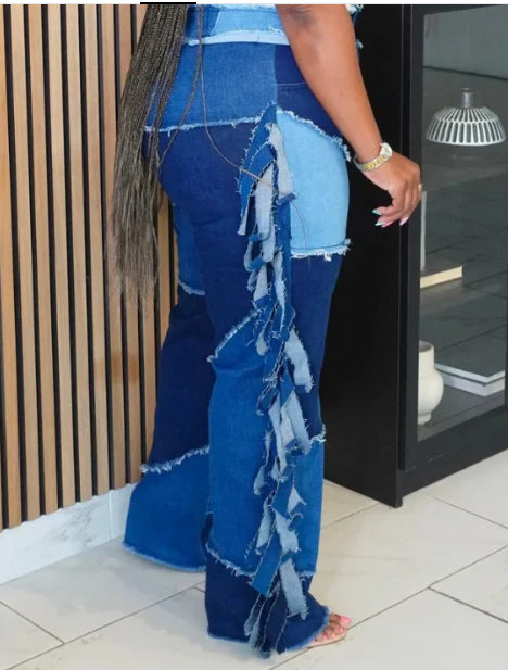 Put Together Patch Jeans