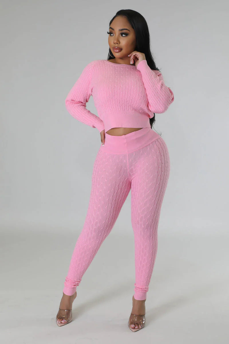 All Together Knit Leggings Set