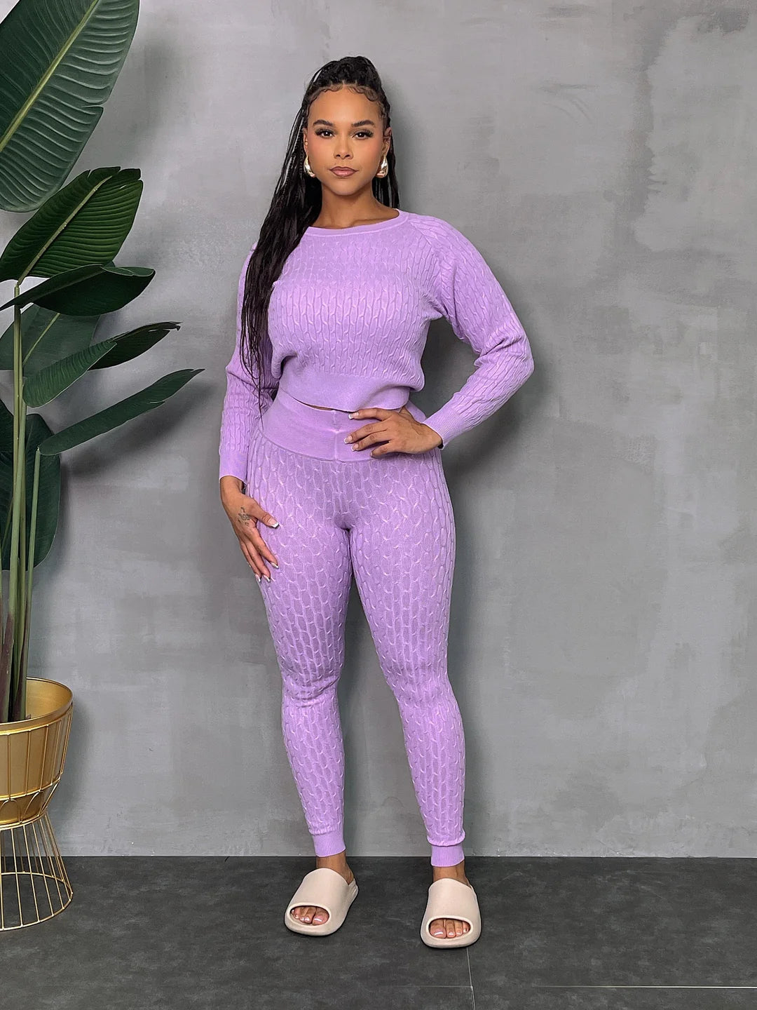 All Together Knit Leggings Set