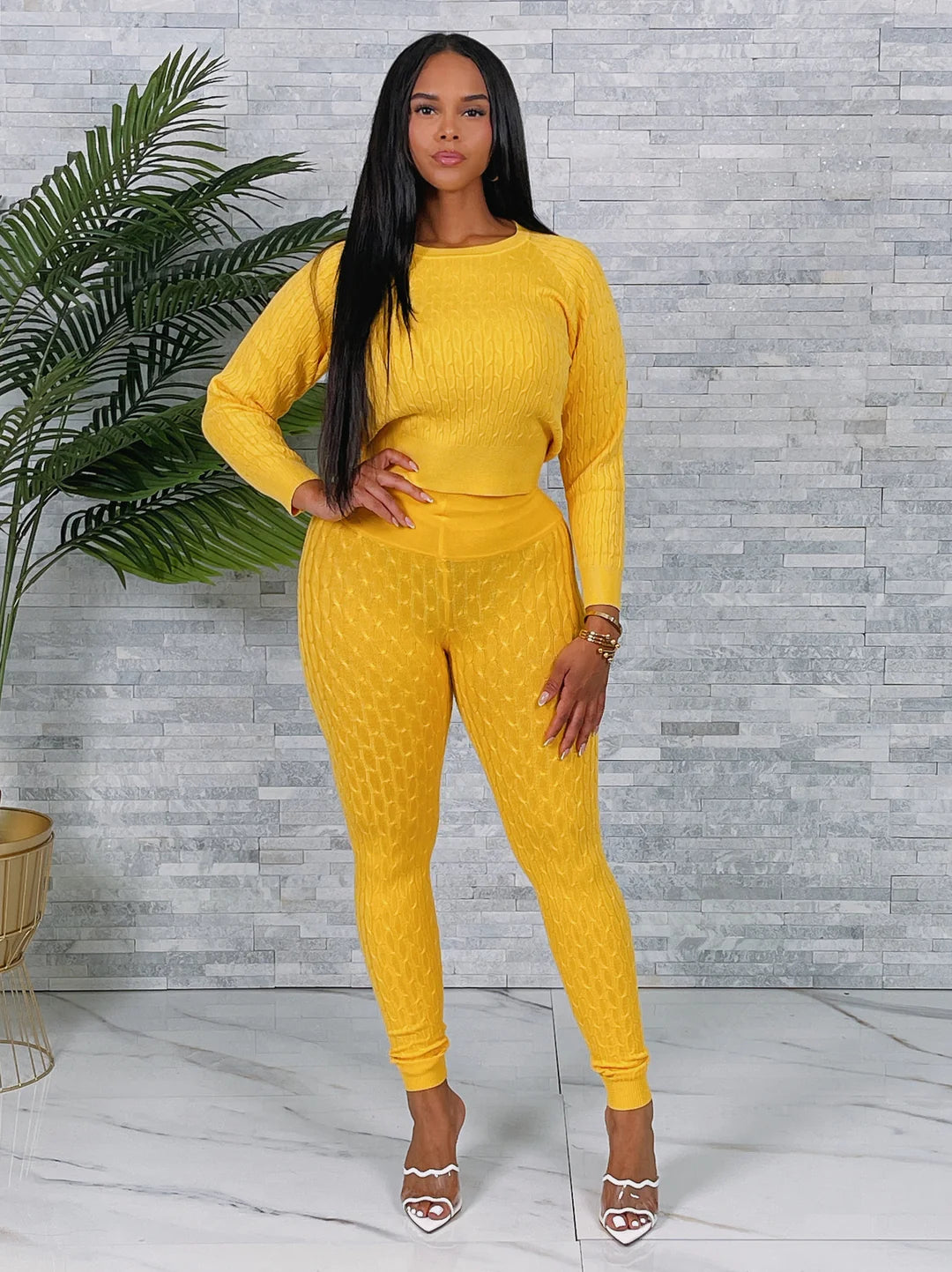 All Together Knit Leggings Set