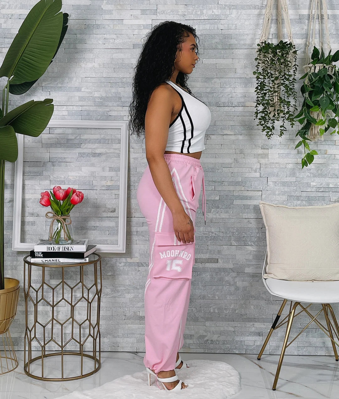 Monroe French Terry Stripe Pants