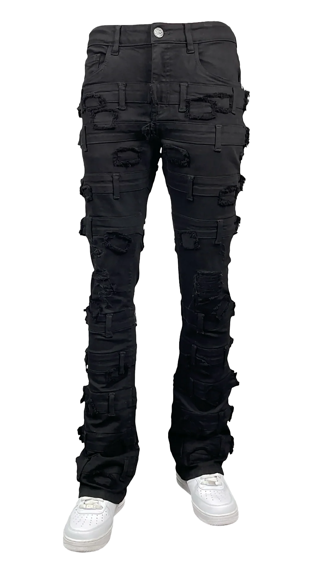 Damon Belted Stack Jeans