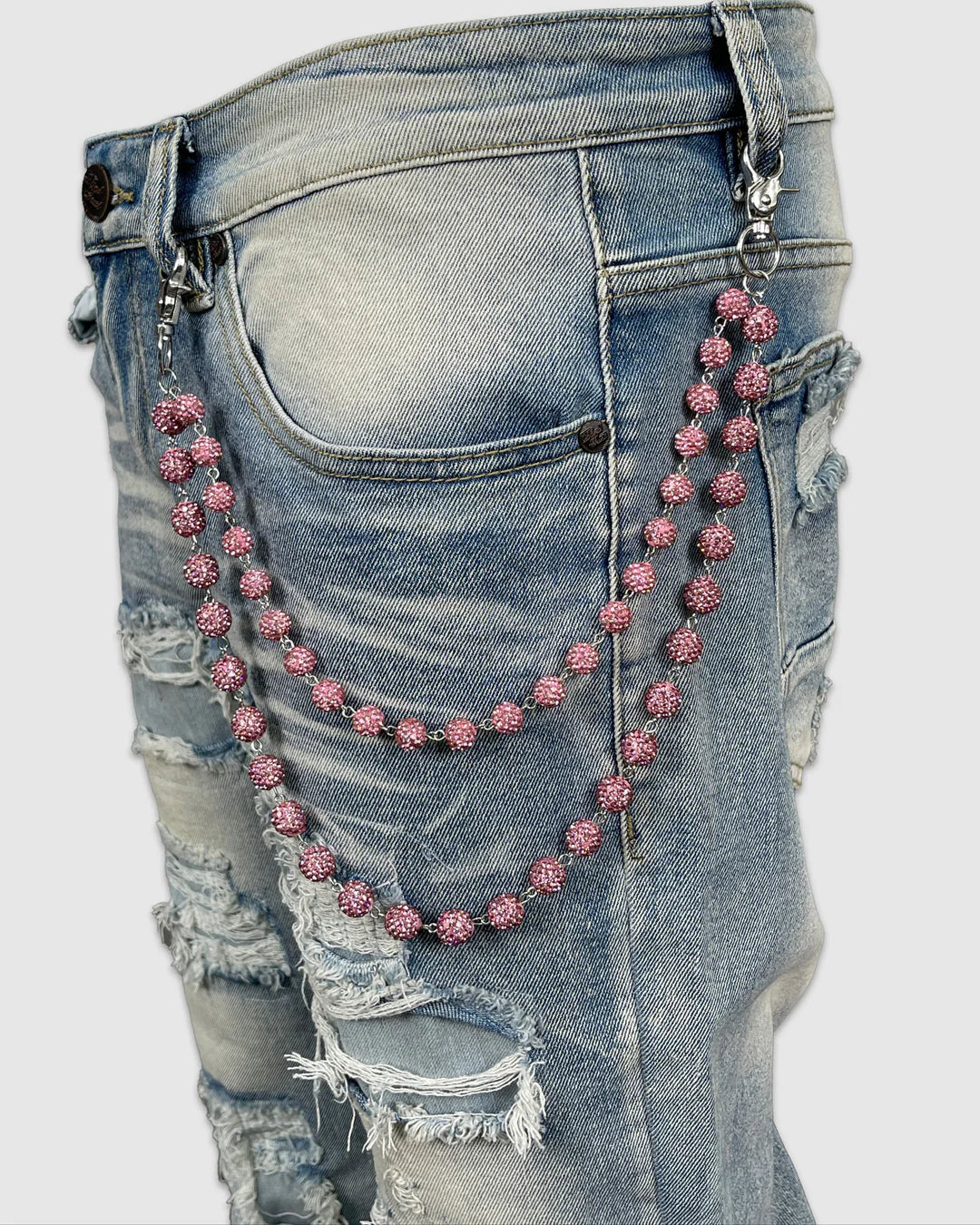 Pink Pocket Chain