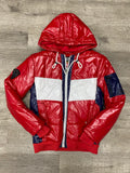 Road Block Colorblock Puffer Jacket