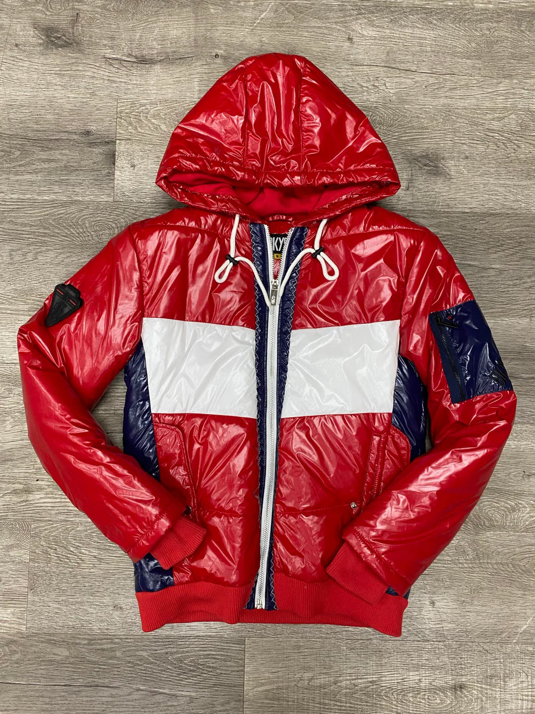 Road Block Colorblock Puffer Jacket