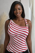 Peppermint Striped Sleeveless Top