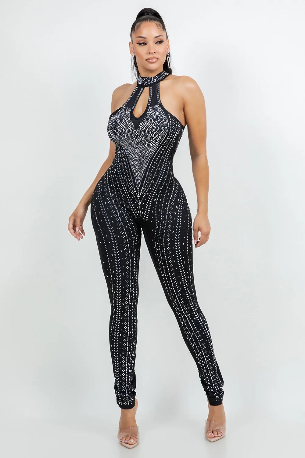 Shining Star Halter Jumpsuit