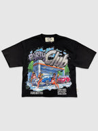 Party Club Graphic Cropped Tee