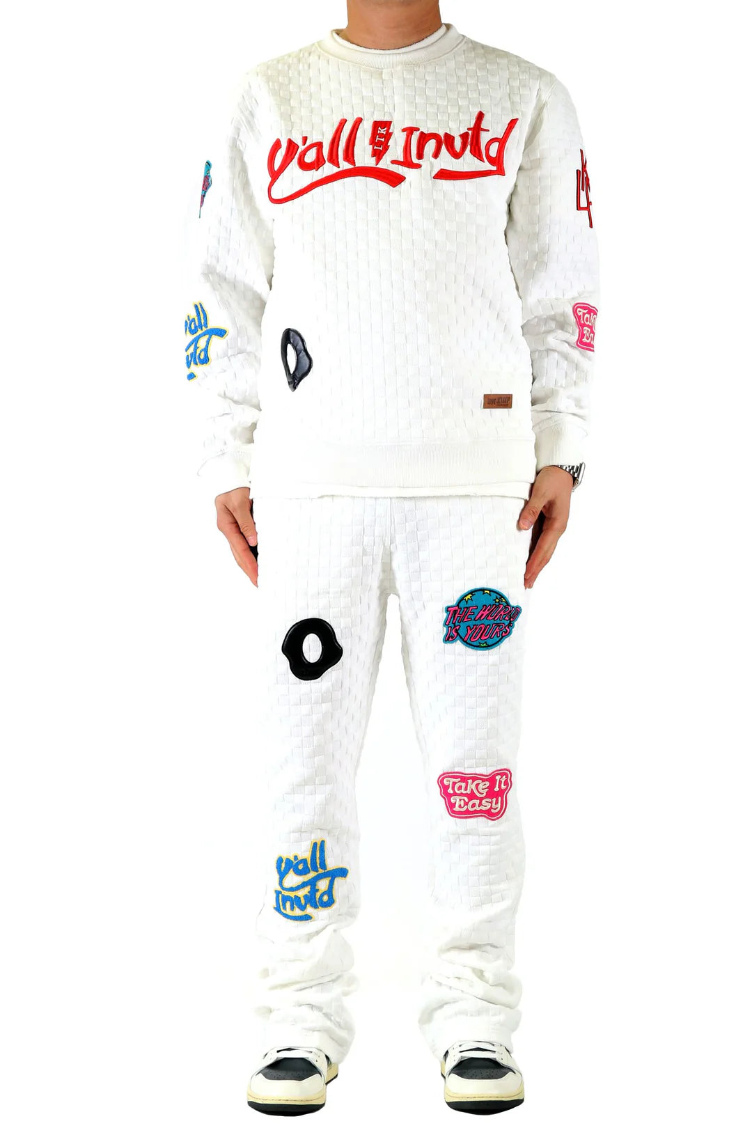 Y’all Invited Quilted Pants Set