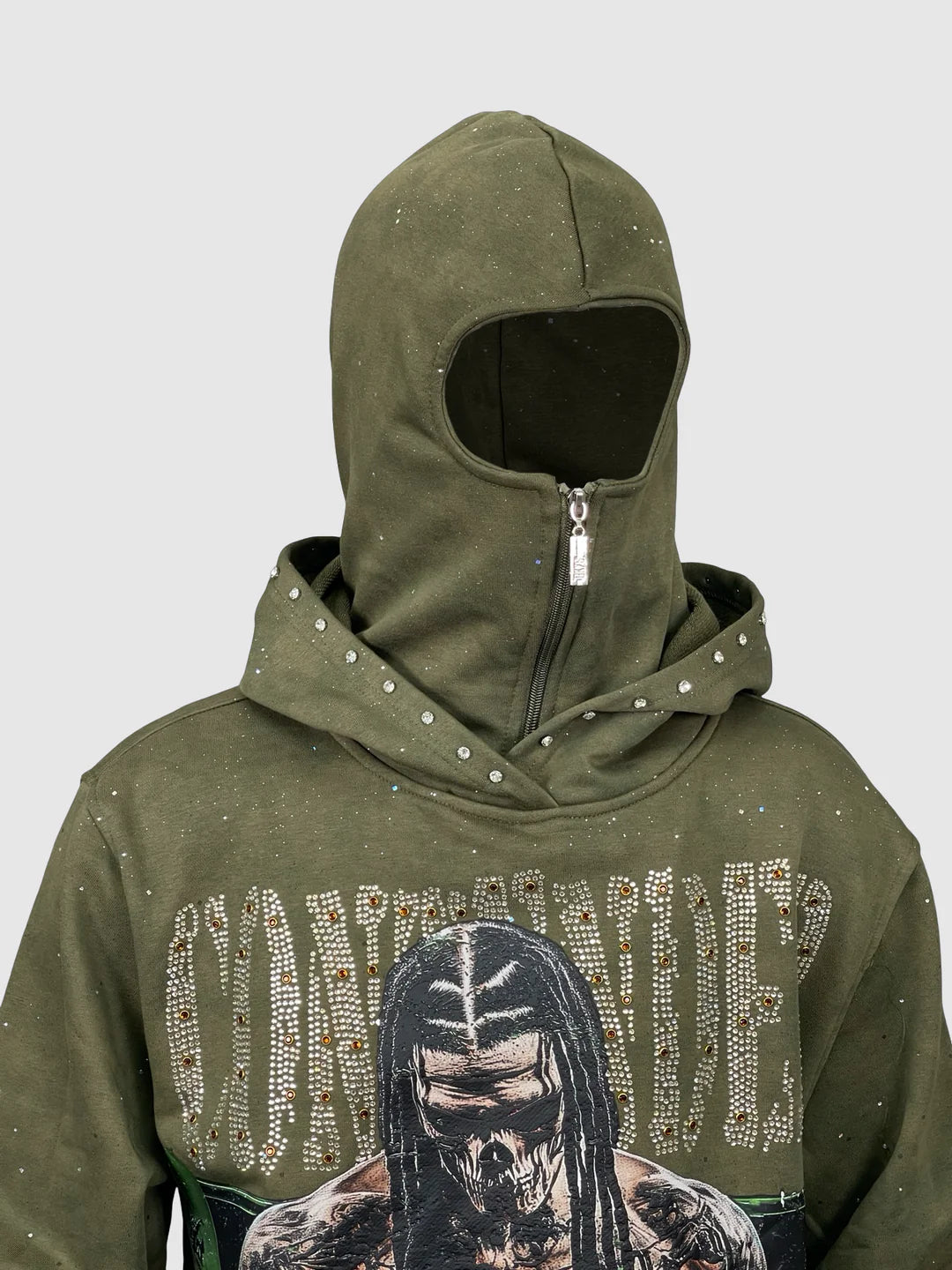 Sheisty Cropped Mask Hoodie