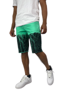 Struck By Lightning Denim Shorts