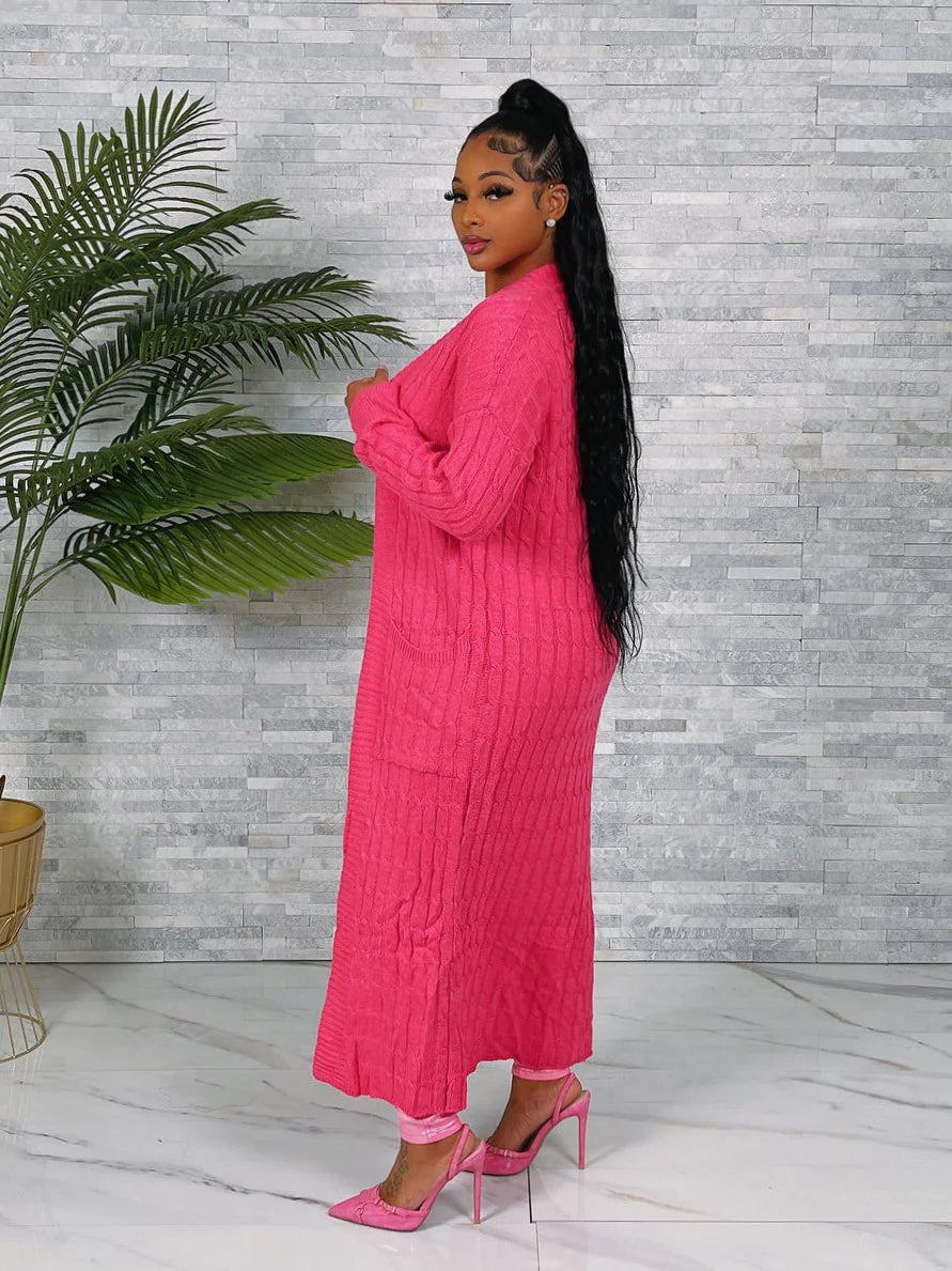 Hot Mama Long Cardigan