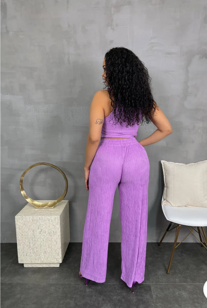 Lady Lilac Pants Set