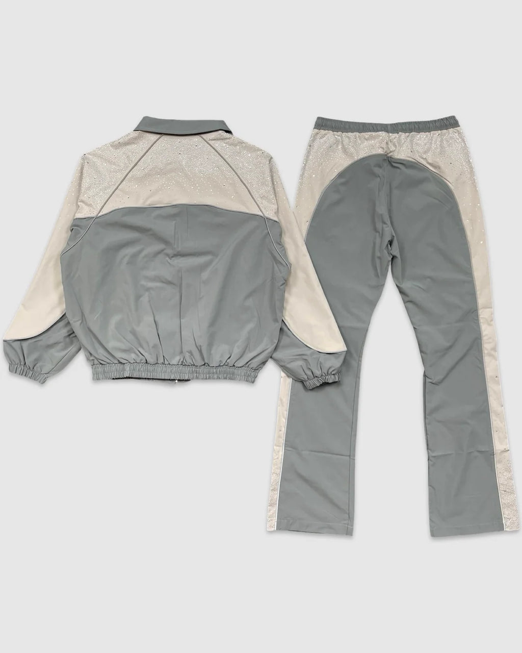 Mr. Nice Guy Rhinestone Two Toned Tracksuit