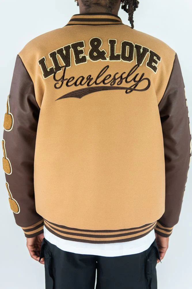 Live & Love Varsity Jacket