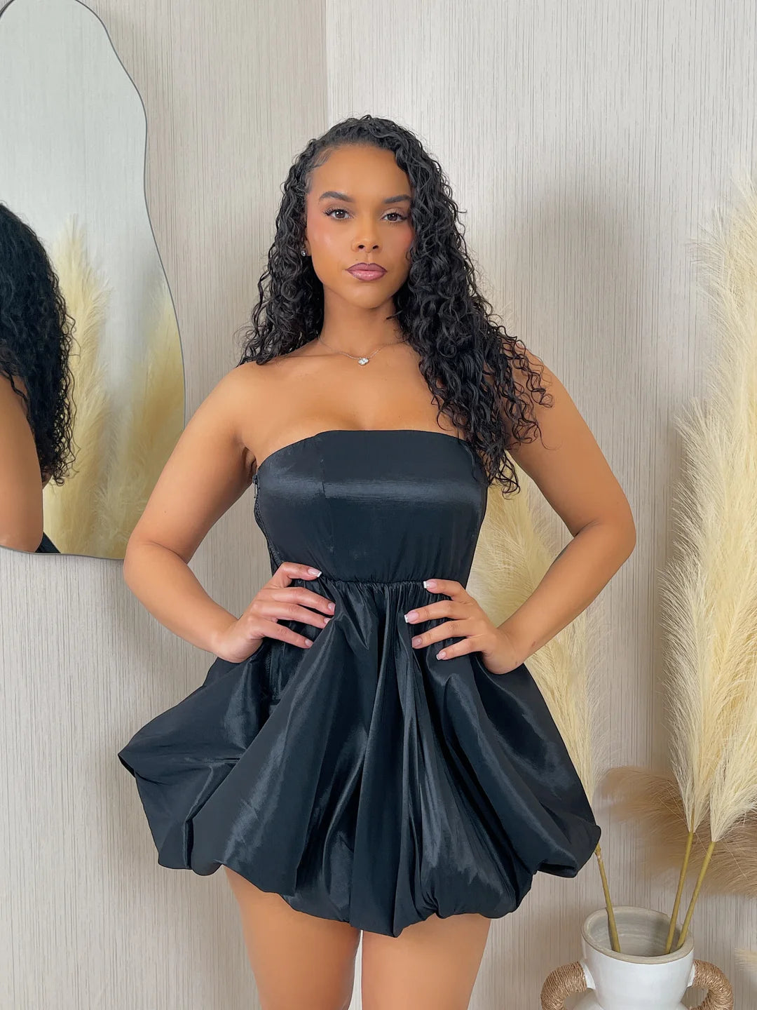 In My Bubble Tube Bubble Mini Dress