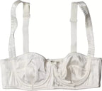 Dolce & Gabbana White Satin Bra