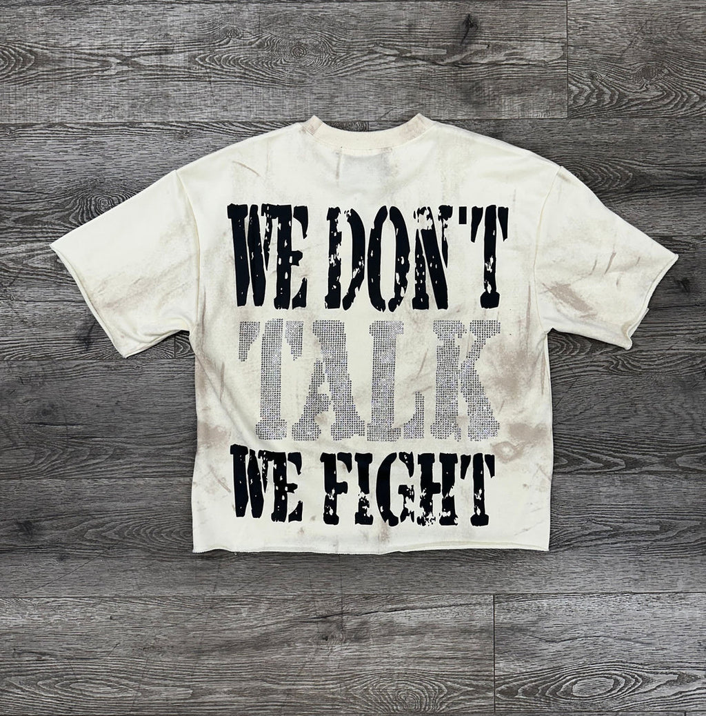 Fight Club Graphic Cropped Tee