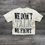 Fight Club Graphic Cropped Tee