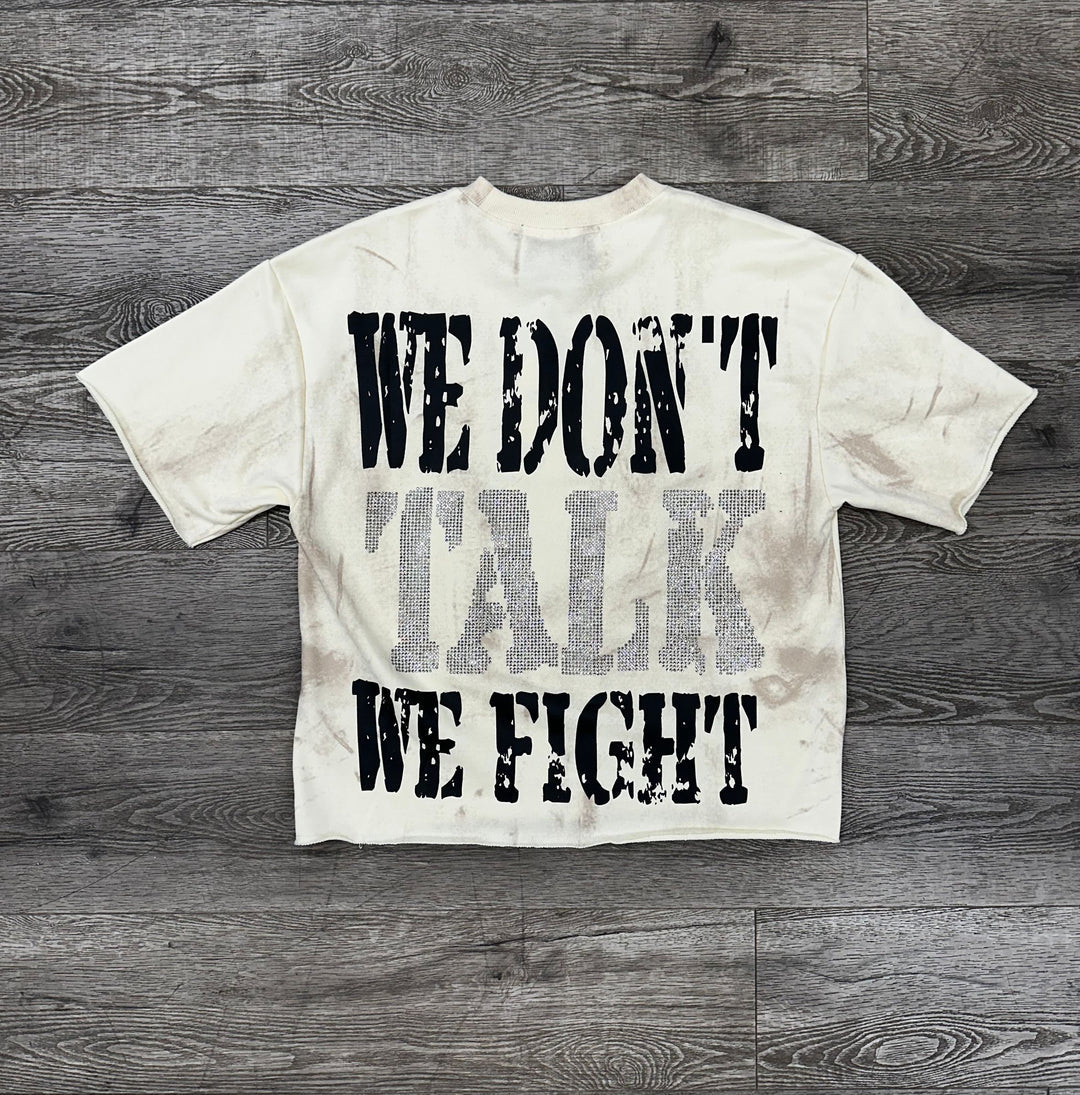 Fight Club Graphic Cropped Tee