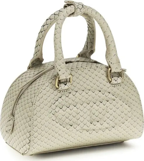 Diesel Black Calf Leather Bos Taurus Handbag