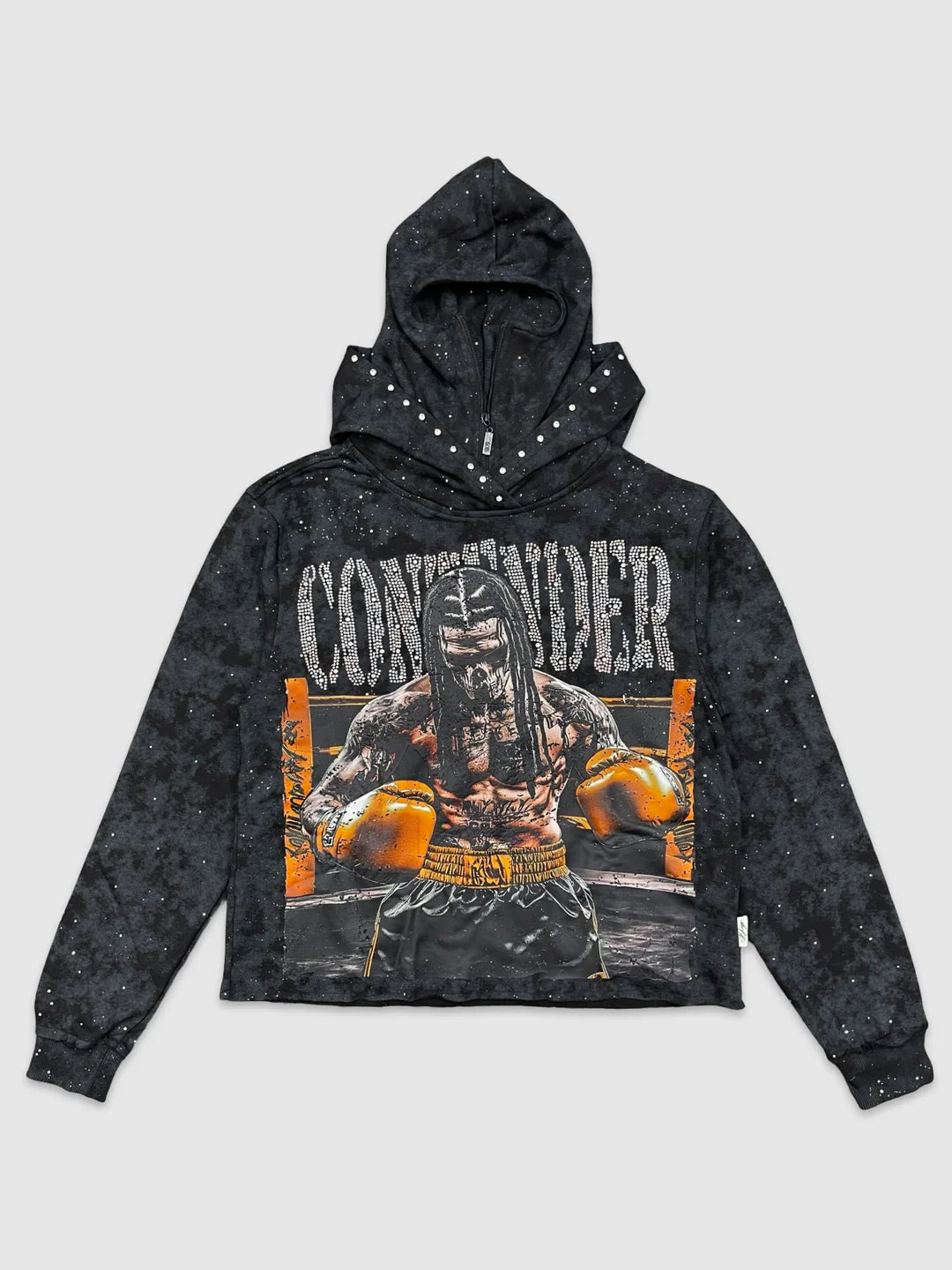 Sheisty Cropped Mask Hoodie