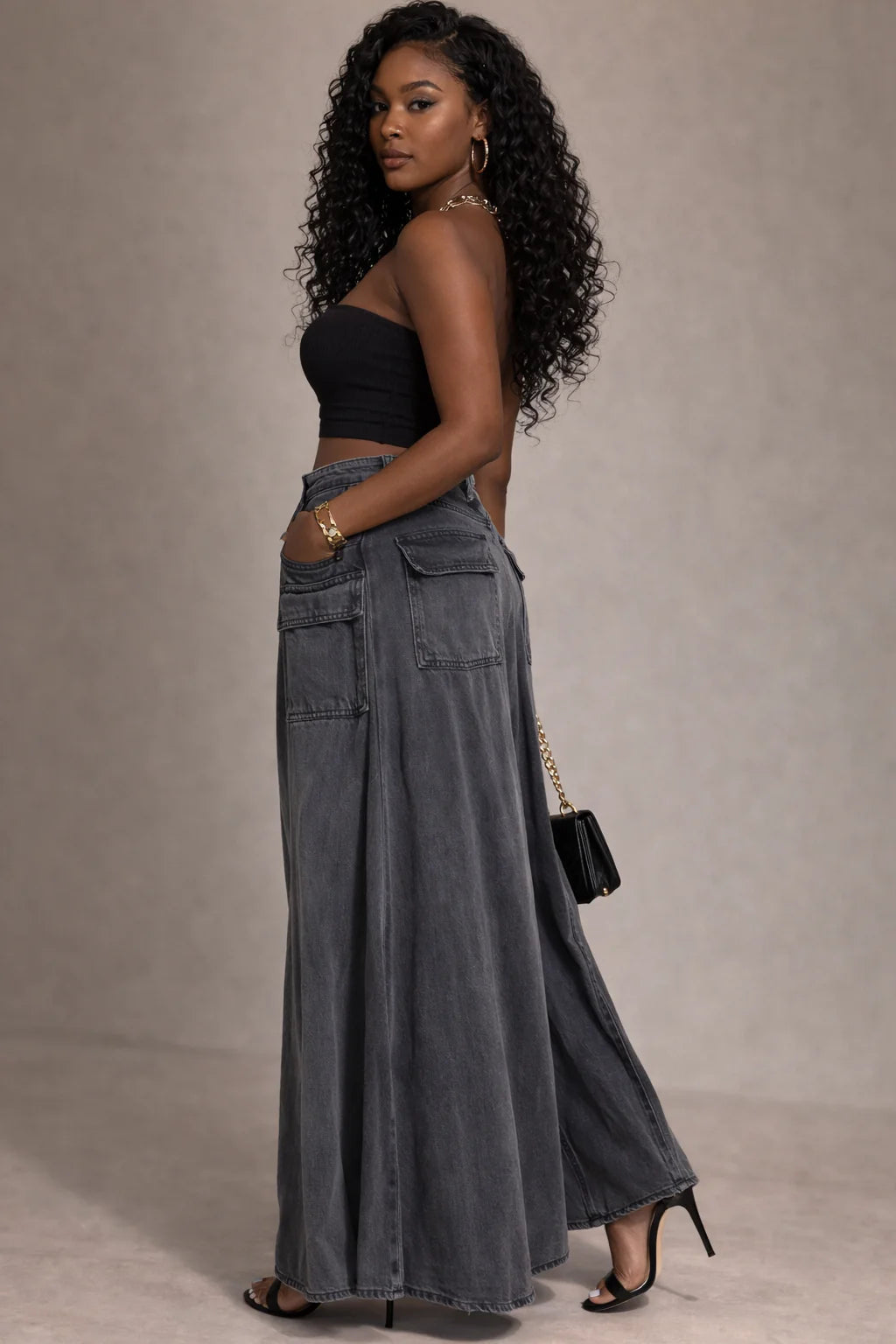 Viveca Layered High Rise Jeans