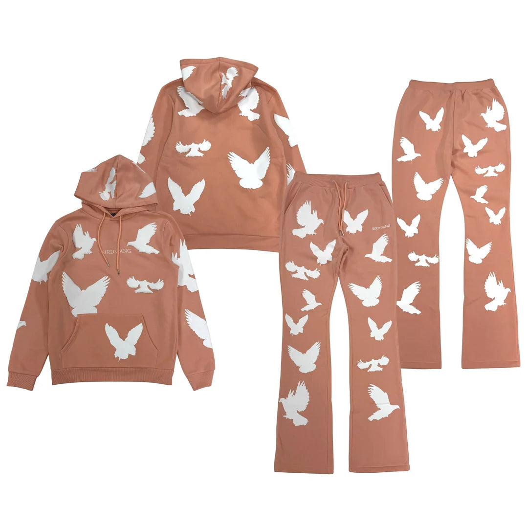 Fly High Print Hoodie Set