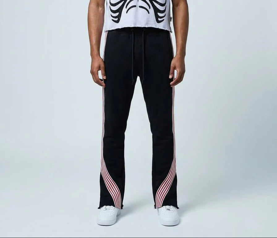 Pre-Game Stacked Track Pants