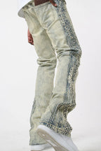 Outstanding Embroidered Side Detail Jeans