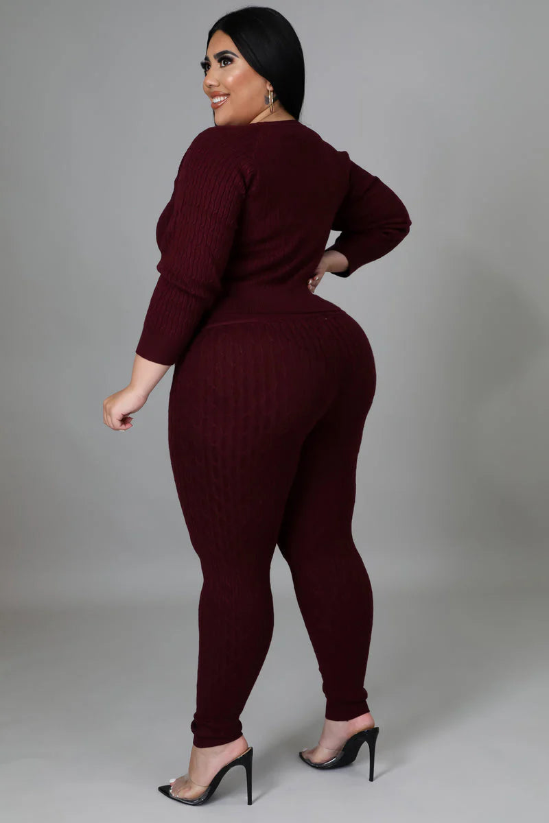 All Together Knit Set (Plus Size)