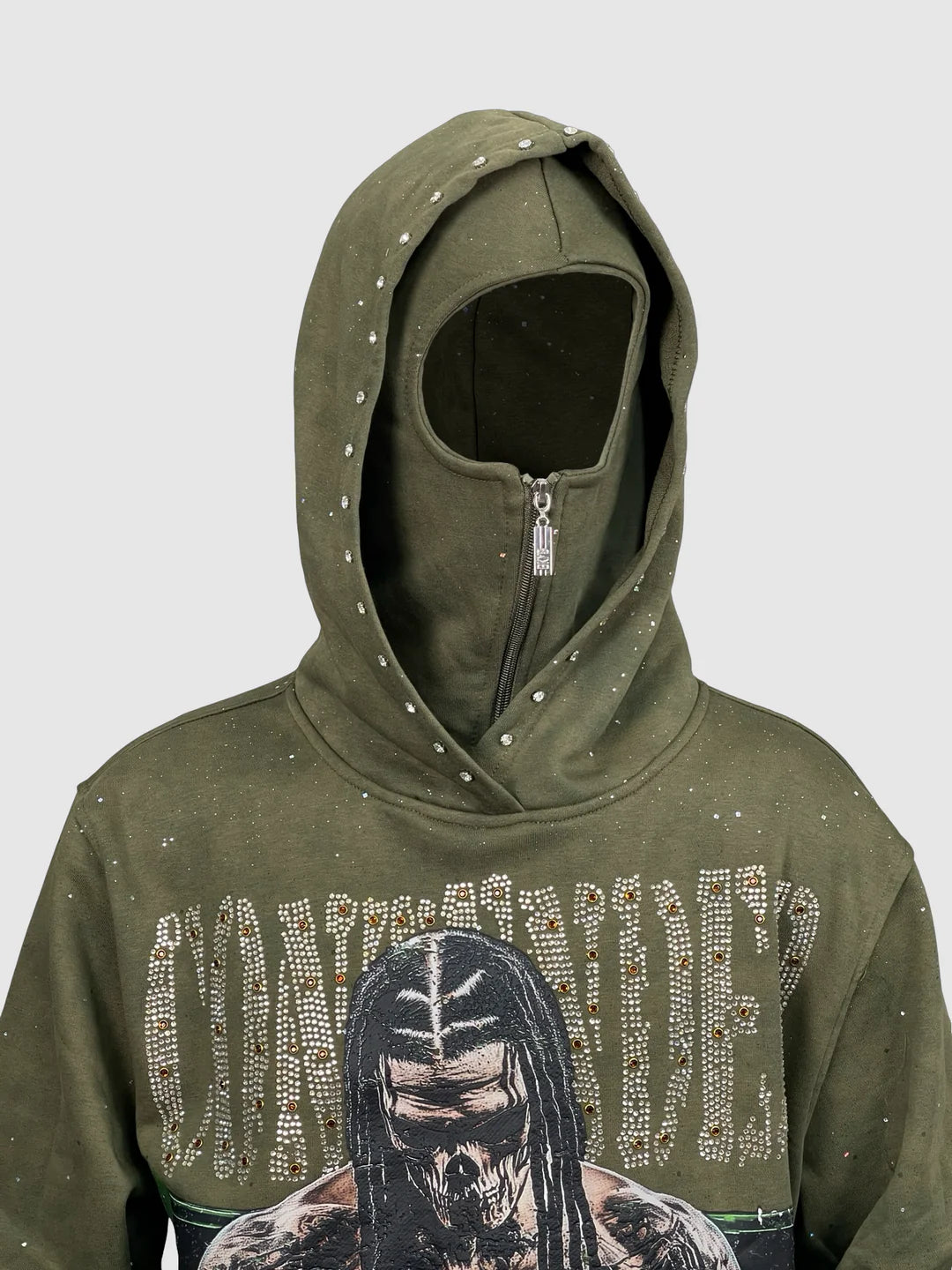 Sheisty Cropped Mask Hoodie