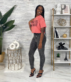 Fake It Washed Leggings Set