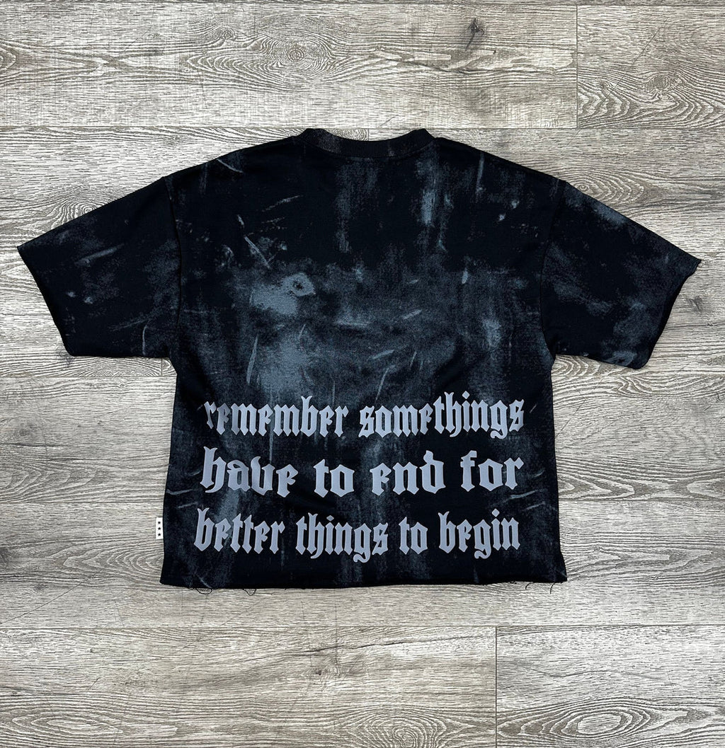 See No Evil Graphic Cropped Tee
