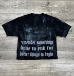 See No Evil Graphic Cropped Tee