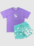 Forgive Us Printed Shorts Set