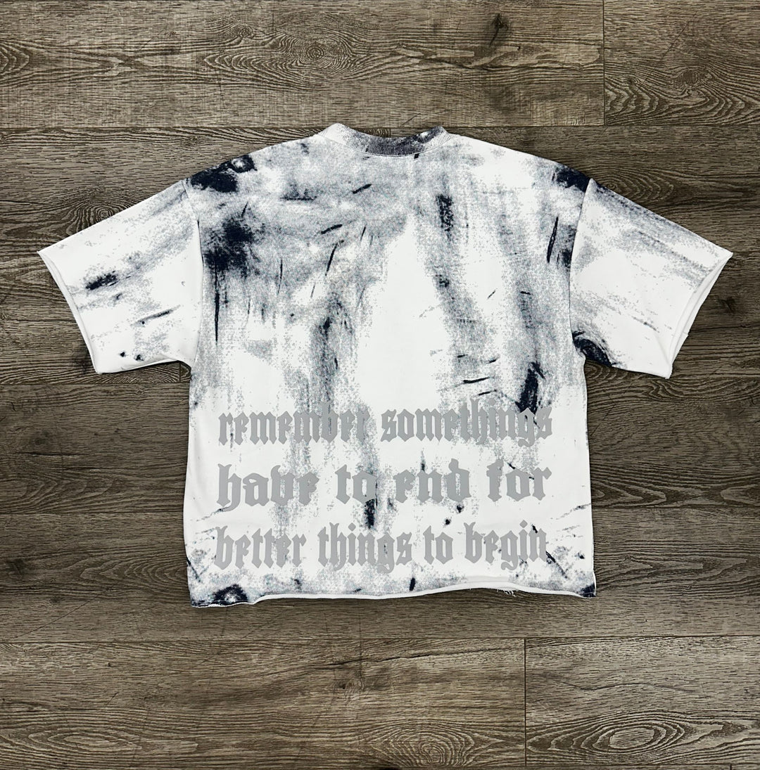 See No Evil Graphic Cropped Tee