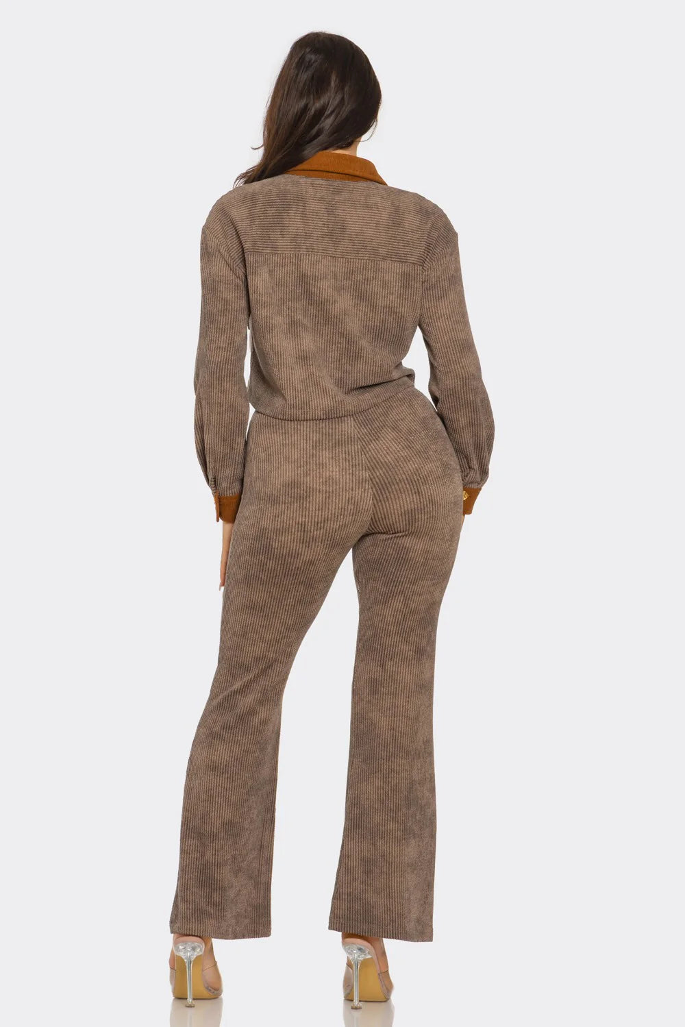 A Vibe Ribbed Pants Set