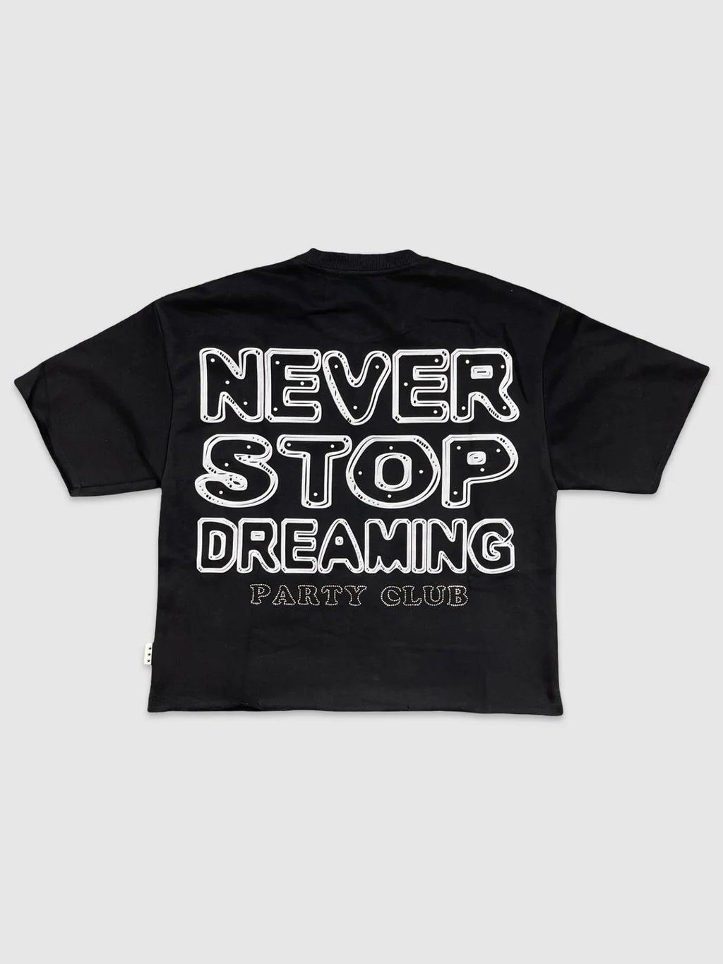 Party Club Graphic Cropped Tee