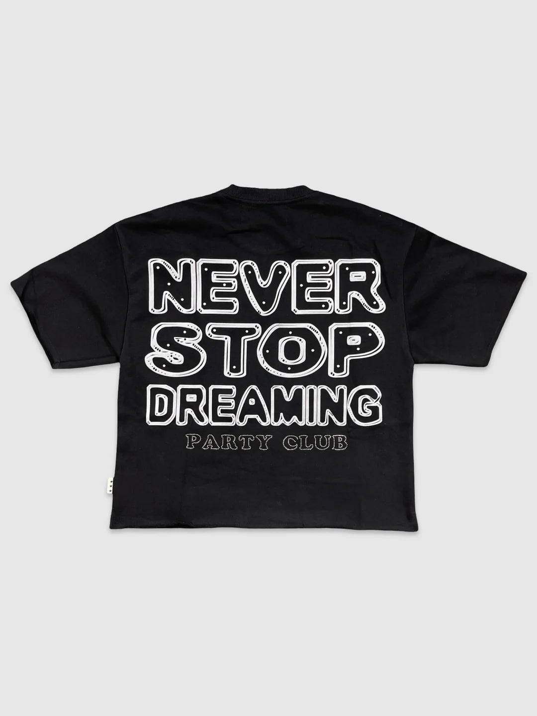 Party Club Graphic Cropped Tee
