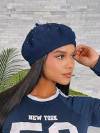 When In Paris Beaded Beret