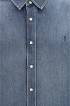 Saint Laurent Blue Denim Shirt