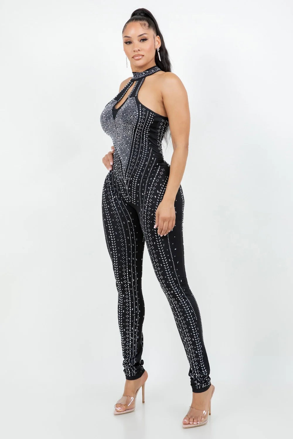 Shining Star Halter Jumpsuit