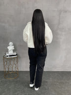 In Love Teddy Sherpa Crop Jacket