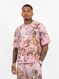Fallen Angels Graphic Shorts Set